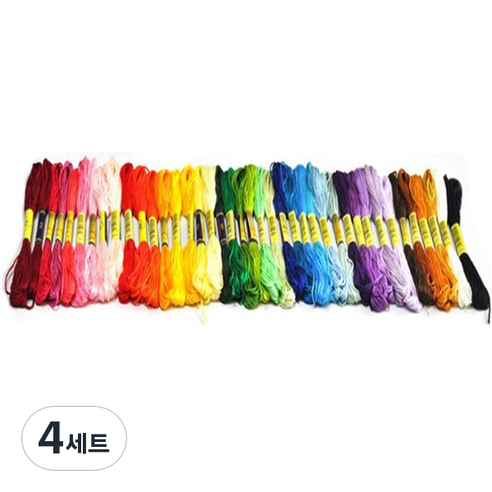 자수실 세트, 40색, 4세트