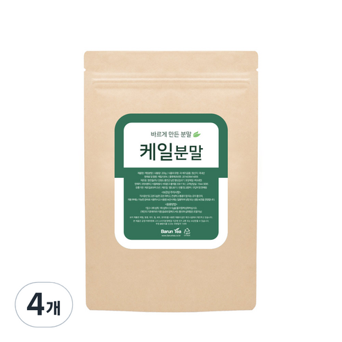 바른티 케일 분말, 200g, 4개