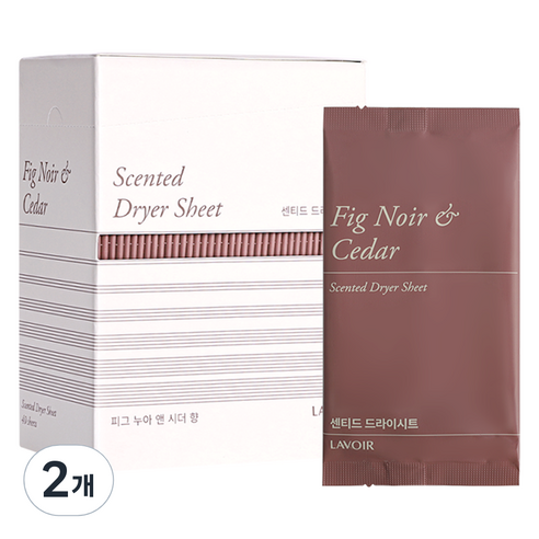 라브아 센티드 드라이시트 피그누아앤시더 본품, 2개, 40매