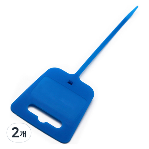 케이블메이트 네임택 타이 UNK-215MT 50p, 블루, 2개
