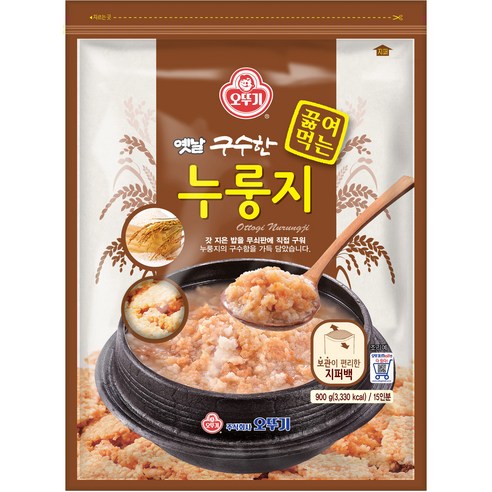 오뚜기 구수한 끓여먹는 누룽지, 900g, 1개