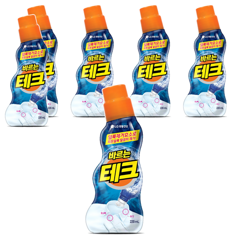 테크 바르는 테크 얼룩제거제, 220ml, 6개