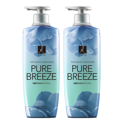 엘라스틴 퍼퓸 컨디셔너 퓨어브리즈향, 600ml, 2개