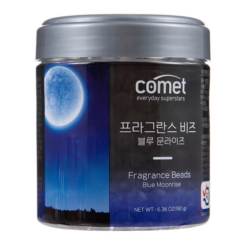 코멧 프라그란스비즈 차량용 방향제, 블루 문라이즈, 1개