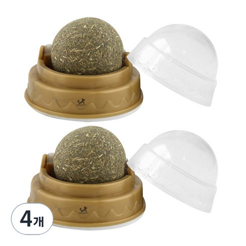 딩동펫 고양이 롤링 캣닢 볼 사탕, 30g, 4개