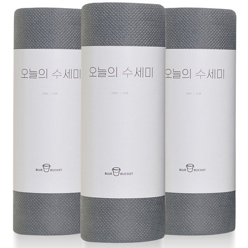 블루버킷 오늘의 수세미 60p, 그레이, 60개입, 3개