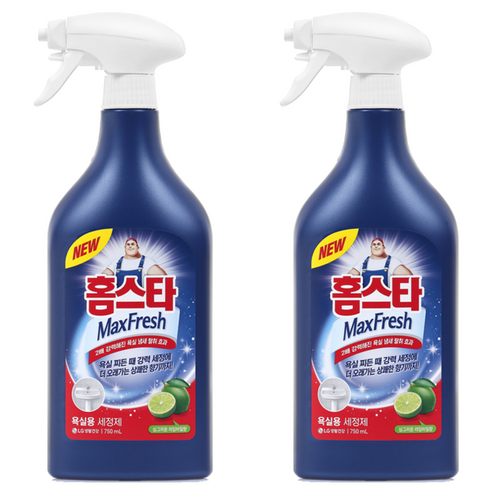 홈스타 맥스프레쉬 욕실세정제, 750ml, 2개