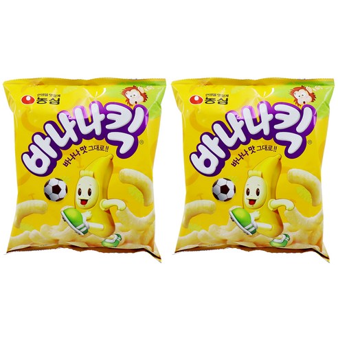 농심 바나나킥, 145g, 2개