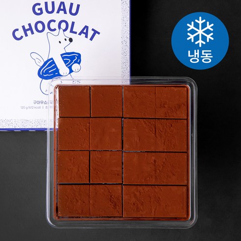 구아우쇼콜라 다크파베 초콜릿 (냉동), 120g, 1개