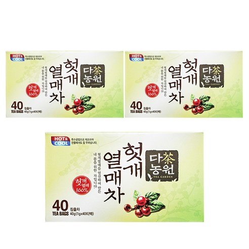 다농원 헛개열매차 티백, 1g, 40개입, 3개