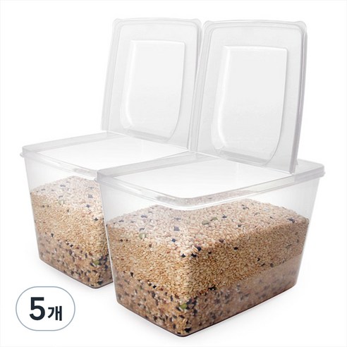 나카야 스탠딩 캐니스터 밀폐용기, 10개, 3L