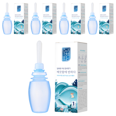 수채화 일회용 여성 질세정기 여성청결제, 110ml, 5개