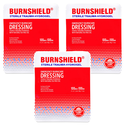 BURNSHIELD 하이드로겔 드레싱 재생밴드, 3개
