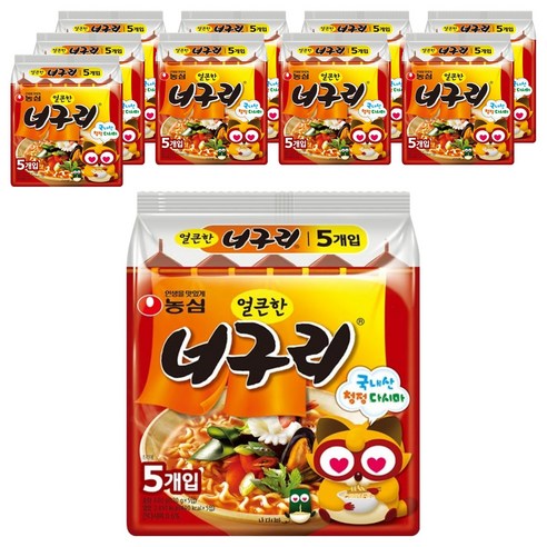 농심 얼큰한 너구리 120g