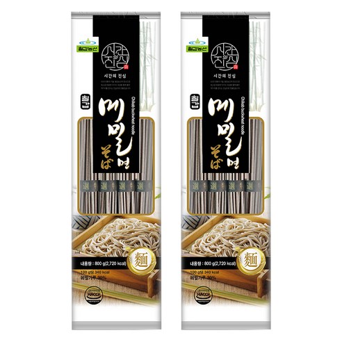 칠갑농산 메밀면, 800g, 2개