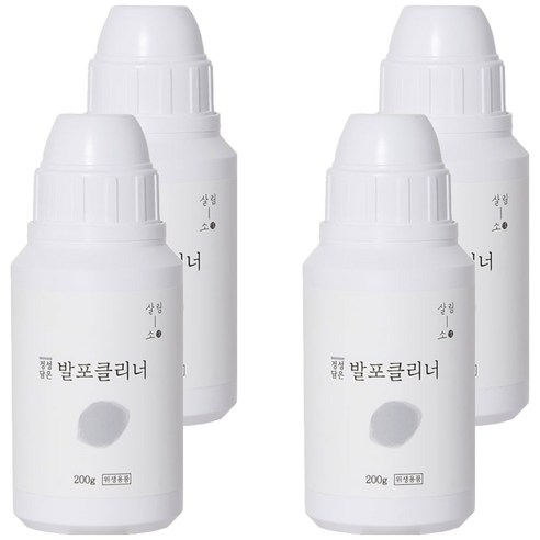 살림소 발포클리너, 200g, 4개