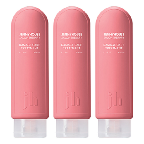 제니하우스코스메틱 살롱테라피 데미지케어 트리트먼트, 240ml, 3개