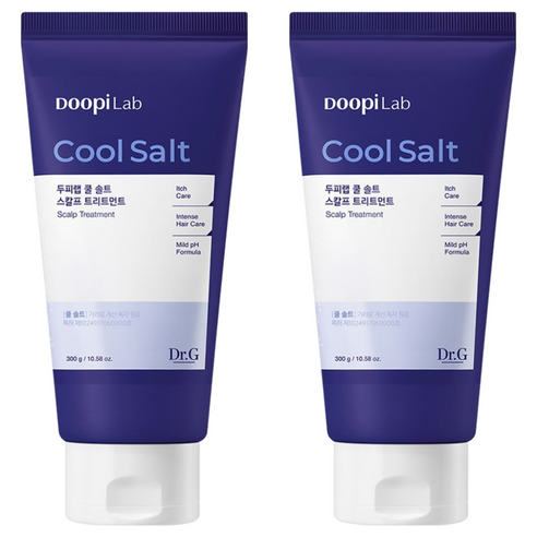 닥터지 두피랩 쿨 솔트 스칼프 트리트먼트, 2개, 300g