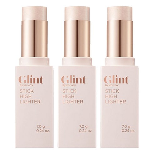 Glint 스틱 하이라이터 7g, 듀이 문, 3개