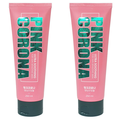 핑크코로나 태닝수딩젤, 250ml, 2개