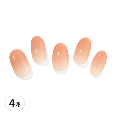 모노몬드 젤네일 스티커, 4개, 125 Orangeade