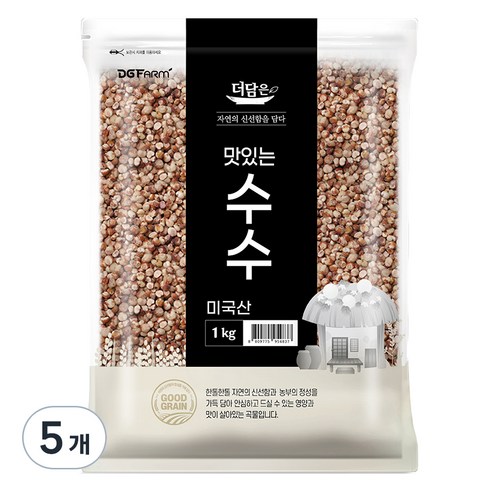 더담은 맛있는 수수, 1kg, 5개
