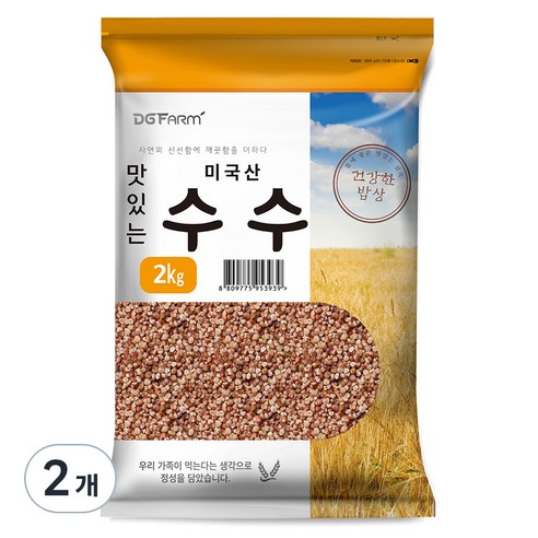 건강한밥상 맛있는 수수, 2개, 2kg