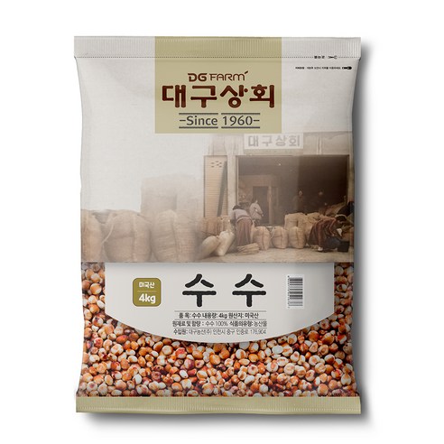 대구상회 수수, 1개, 4kg