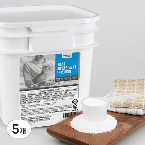 탐사 과탄산소다 버킷, 5kg, 5개