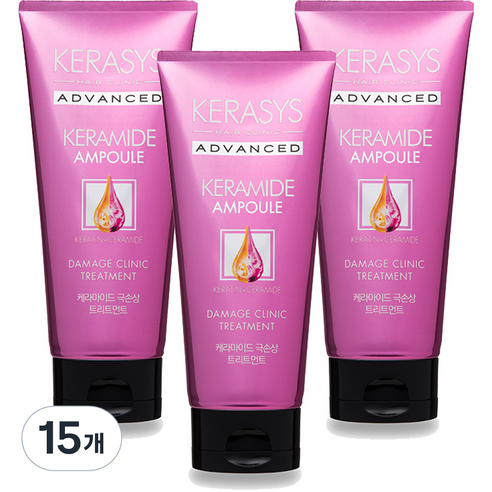 케라시스 고기능 극손상케어 트리트먼트, 300ml, 15개