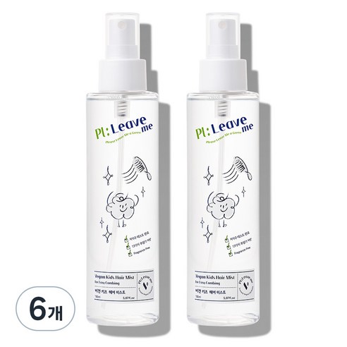 플리브미 비건 키즈 헤어미스트, 150ml, 6개