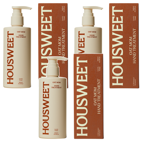 하우스윗 오트맘 고보습 핸드트리트먼트 컴피소피향, 300ml, 3개