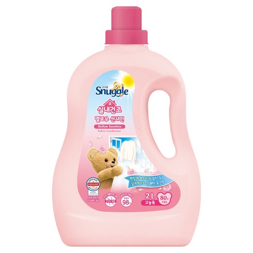 스너글 실내건조 섬유유연제 멜로우 선샤인 본품, 2L, 1개