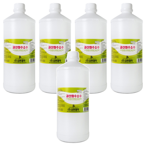 삼현제약 과산화수소수, 5개, 1L