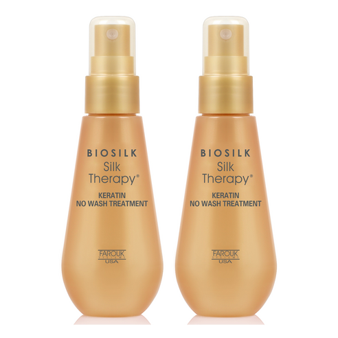 실크테라피 케라틴 노워시 트리트먼트 헤어미스트, 2개, 60ml