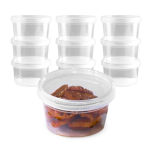 일상곳곳 다회용 스크류 밀폐용기, 10개, 2호(350ml)