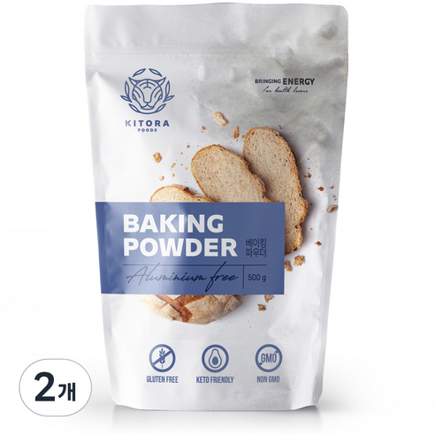 키토라푸드 글루텐프리 베이킹파우더, 500g, 2개