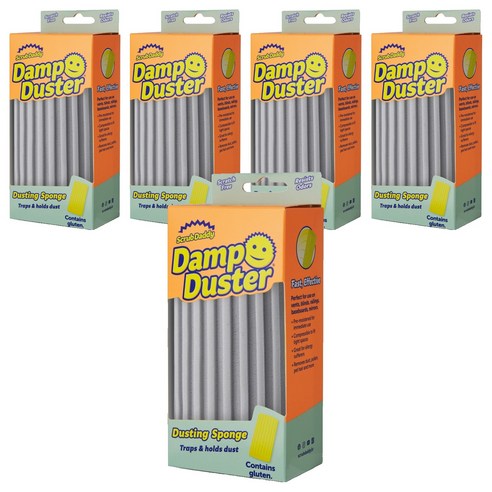 스크럽대디 댐프 더스터 실버 본품, 5개