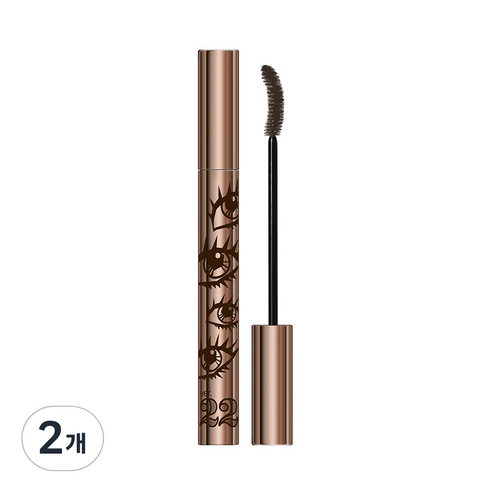 조성아22 동공미인 퍼펙트 롱앤컬 마스카라 6.5g, 브라운, 2개
