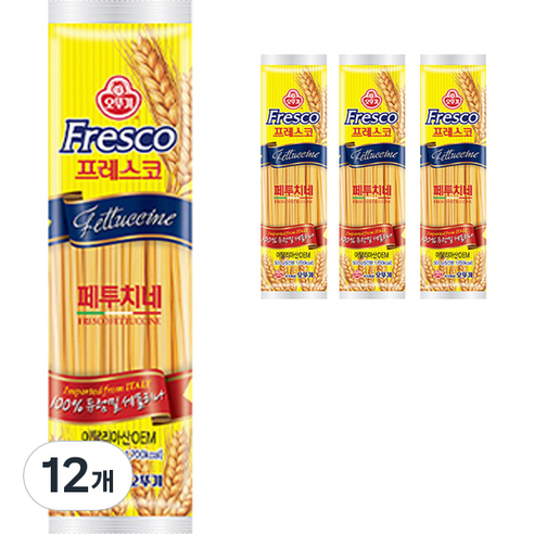 오뚜기 프레스코 페투치네, 12개, 500g