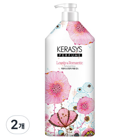 케라시스 오리지널 퍼퓸 린스 러블리 앤 로맨틱, 1.5L, 2개