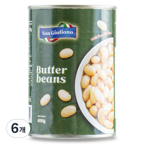 SANGIULIANO 버터빈, 6개, 400g