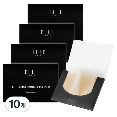 ELLE PARIS 린넨 기름종이, 10개, 50개입
