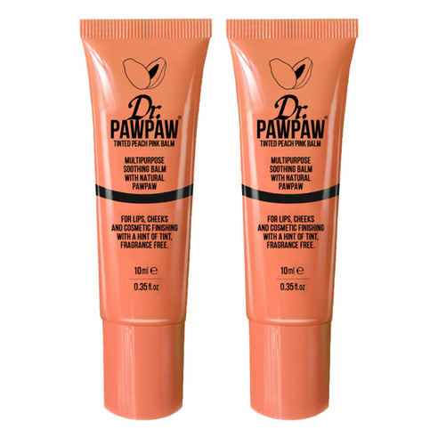 닥터포포 틴티드 컬러 멀티밤 10ml, 03_피치핑크, 2개