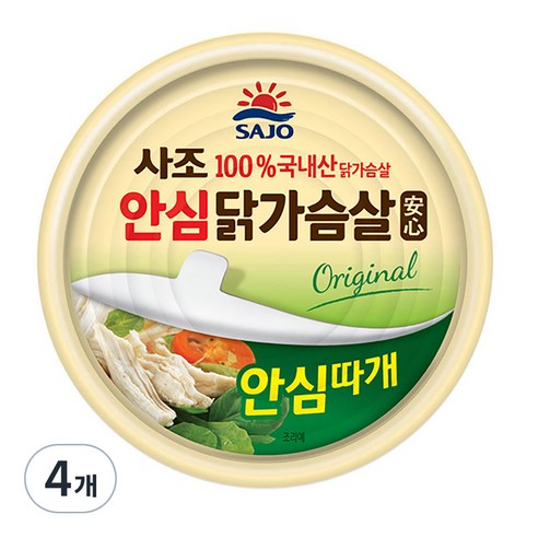 [사조로하이] 리얼 닭가슴살 리얼, 90g, 4개