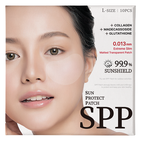 패트치 SPP 무광 투명썬패치 10매입 L UPF 50+, 1개