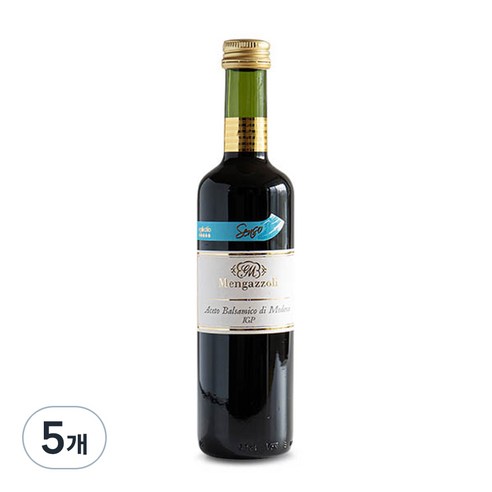 멩가졸리 아세토 발사믹 모데나 식초 3년산, 500ml, 5개