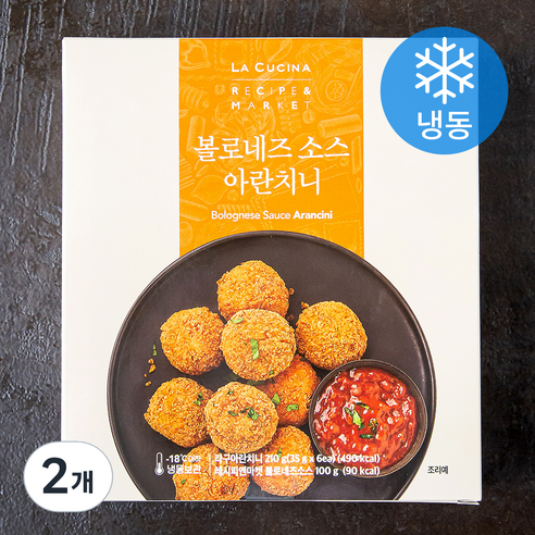 라쿠치나 볼로네즈 소스 아란치니 (냉동), 310g, 2개