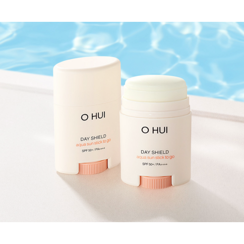 언제 어디서나 촉촉하게, 오휘 데이쉴드 아쿠아 선스틱 투 고로 완벽한 자외선 차단!