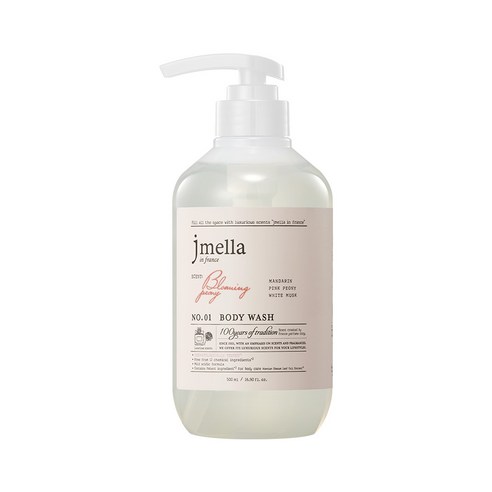 제이멜라 인 프랑스 블루밍 피오니 바디 워시, 500ml, 1개